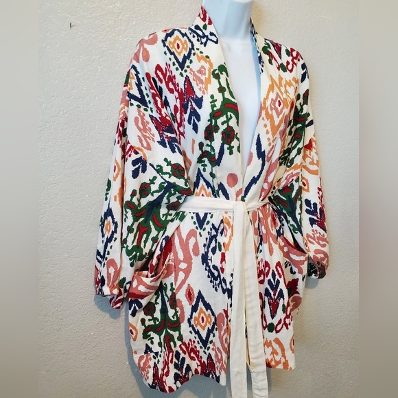 Zara Multicolor Patterned Jacket - Picture 2 of 7